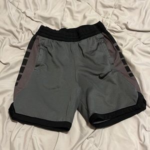 BOYS Dri-FIT Elite Basketball Shorts GREY/BLACK